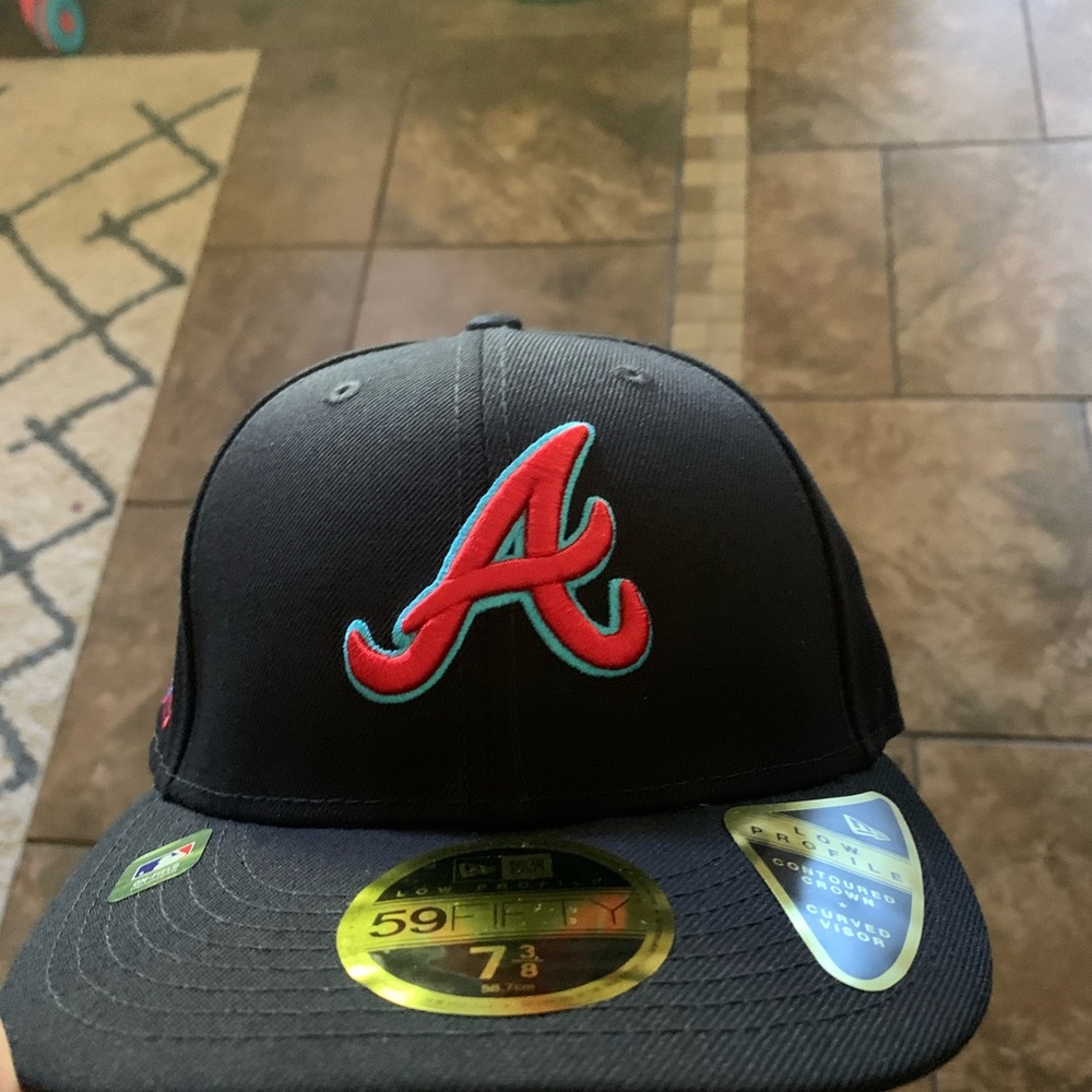 Atlanta Braves 59fifty low profile 2023 Father’s Day hat Size 7 3/8 NWT